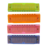 Maxbell Orph Children's 10-Hole Plastic Harmonica Musical Instrument Green Kids Gift