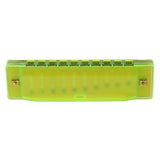 Maxbell Orph Children's 10-Hole Plastic Harmonica Musical Instrument Green Kids Gift