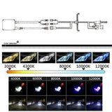 Maxbell Pair Replacement 55W HID Xenon Conversion Headlight Ballast Kit Bulb 9005 4300K Sunset Yellow