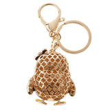 Maxbell Cute QQ Penguin Car Bag Keychain Key Ring Chain Purse Bag Keyring Keyfob Charm Pendant