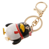 Maxbell Cute QQ Penguin Car Bag Keychain Key Ring Chain Purse Bag Keyring Keyfob Charm Pendant