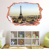 Maxbell 3D Eiffel Tower PVC Wall Sticker Removable Decal Home Kids Room Decoration