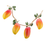 Maxbell 4pcs/String Artificial Mango Toy Photography Prop Home Restaurant Decoration