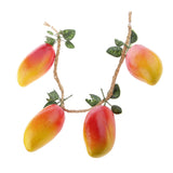 Maxbell 4pcs/String Artificial Mango Toy Photography Prop Home Restaurant Decoration