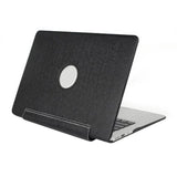 Maxbell Luxury Silk Pattern Hard Protective Case Shell Black for Macbook Pro 13.3"