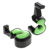 Maxbell 2pcs Fashion Vehicle Car Seat Headrest Shopping Bag Coat Violin Hanger Hook Green