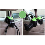 Maxbell 2pcs Fashion Vehicle Car Seat Headrest Shopping Bag Coat Violin Hanger Hook Green