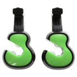 Maxbell 2pcs Fashion Vehicle Car Seat Headrest Shopping Bag Coat Violin Hanger Hook Green