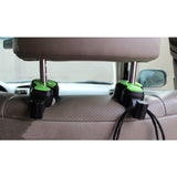 Maxbell 2pcs Fashion Vehicle Car Seat Headrest Shopping Bag Coat Violin Hanger Hook Green