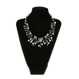 Maxbell Vintage Fashion Charm Women Flower Bib Choker Statement Necklace Jewelry