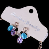 Maxbell Pack of 200 Hanging Fashion Jewelry Display Cards Holder for Necklace Earring Bracelet