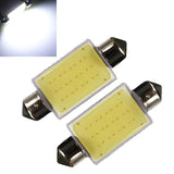 Maxbell 2pcs 41mm Festoon COB 12Chips DC 12V LED Car Dome Reading Lights Lighting White