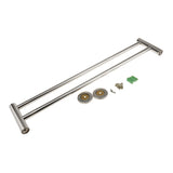 Maxbell 600mm Double Towel Rod Rail Rack Stainless Steel Bathroom Wall Mounted Bar