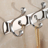 Maxbell Stainless Steel 3-Hook Wall Hanger Coat Hat Clothes Robe Holder Home Bedroom Bathroom Clothes Towel Hanging Rack