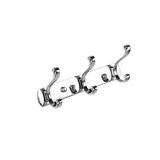 Maxbell Stainless Steel 3-Hook Wall Hanger Coat Hat Clothes Robe Holder Home Bedroom Bathroom Clothes Towel Hanging Rack