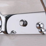 Maxbell Stainless Steel 3-Hook Wall Hanger Coat Hat Clothes Robe Holder Home Bedroom Bathroom Clothes Towel Hanging Rack