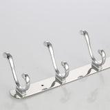 Maxbell Stainless Steel 3-Hook Wall Hanger Coat Hat Clothes Robe Holder Home Bedroom Bathroom Clothes Towel Hanging Rack