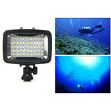 Maxbell Waterproof LED Video Light 40m Diving Fill-in Light Ultra Bright 1800Lm 60-LED 5500K 12W 3-Modes Studio Light for GoPro Action Camera Sony Canon DSLR Cameras