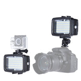 Maxbell Waterproof LED Video Light 40m Diving Fill-in Light Ultra Bright 1800Lm 60-LED 5500K 12W 3-Modes Studio Light for GoPro Action Camera Sony Canon DSLR Cameras