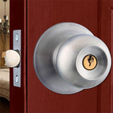 Maxbell Entry Door Knob Lock Security Entry Cylindrical Latch Rotatable Handle Lock