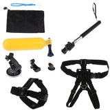 Maxbell 8 in 1 Outdoor Sports Accessories Kit for GoPro Hero 5/4/3+/3/2/1 Camera including Selfie Stick Set+Headband+Chest Belt