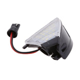 Maxbell 2 Pieces Direct Fit White LED Under Side Mirror Puddle Light For VW EOS GTi Passat