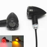 Maxbell 1 Piece Motorcycle Amber LED Turn Signal Indicator Light Custom Harley 2 Color