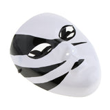 Maxbell Halloween Mask Unisex Full Face Costume Party Performing Mask Black White