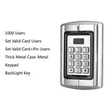 Maxbell 125Khz EM-ID Metal Case RFID Access Control Keypad With Back Light Support 1000 User