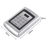 Maxbell 125Khz EM-ID Metal Case RFID Access Control Keypad With Back Light Support 1000 User