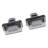 Maxbell Number License Plate 18 SMD LED Light Lamp White for Citroen BERLINGO SAXO