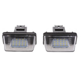 Maxbell Number License Plate 18 SMD LED Light Lamp White for Citroen BERLINGO SAXO