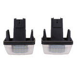 Maxbell Number License Plate 18 SMD LED Light Lamp White for Citroen BERLINGO SAXO