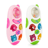 Maxbell Baby Musical Phone Toys Kids Learning Study Musical Sound Cell Phone Toys for Children Baby Children's Toy Pink