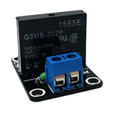 Maxbell 12V 1 Channel G3MB-202P Solid State Relay Module With Resistive Fuse 240V 2A Output