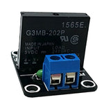 Maxbell 12V 1 Channel G3MB-202P Solid State Relay Module With Resistive Fuse 240V 2A Output