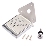 Maxbell Mandolin Tailpiece with Screws Strap Button for Instrument Cigar Box Guitar