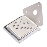 Maxbell Mandolin Tailpiece with Screws Strap Button for Instrument Cigar Box Guitar