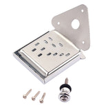 Maxbell Mandolin Tailpiece with Screws Strap Button for Instrument Cigar Box Guitar