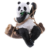 Maxbell Lovely Resin Panda Artware Ornaments Cute Panda Figurines Garden Decor Pendants DIY