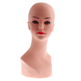 Maxbell Female Mannequin Manikin Head Bust Model Wig Glasses Hat Scarf Display Stand