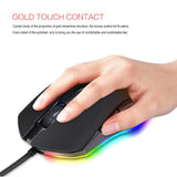 Maxbell Ergonomics USB 4800DPI Wired Gaming Mouse Illuminated Programmable PC Mice