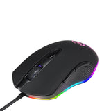 Maxbell Ergonomics USB 4800DPI Wired Gaming Mouse Illuminated Programmable PC Mice
