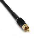 Maxbell Premier Series XLR Female to RCA Male 16AWG Cable - 1-Feet- Black Unbalanced Patch Cord