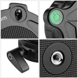Maxbell KINGJOY Pro Aluminum Tripod Leveling Ball Head Base w/ Bubble Level Inclination 15° for Canon Nikon Camera