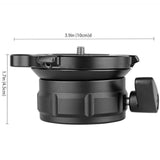 Maxbell KINGJOY Pro Aluminum Tripod Leveling Ball Head Base w/ Bubble Level Inclination 15° for Canon Nikon Camera