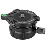 Maxbell KINGJOY Pro Aluminum Tripod Leveling Ball Head Base w/ Bubble Level Inclination 15° for Canon Nikon Camera