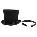 Maxbell 1920s Mini Top Hat Black Halloween Fancy Dress Costume Woman Girl Headband
