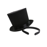Maxbell 1920s Mini Top Hat Black Halloween Fancy Dress Costume Woman Girl Headband