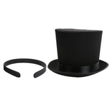 Maxbell 1920s Mini Top Hat Black Halloween Fancy Dress Costume Woman Girl Headband